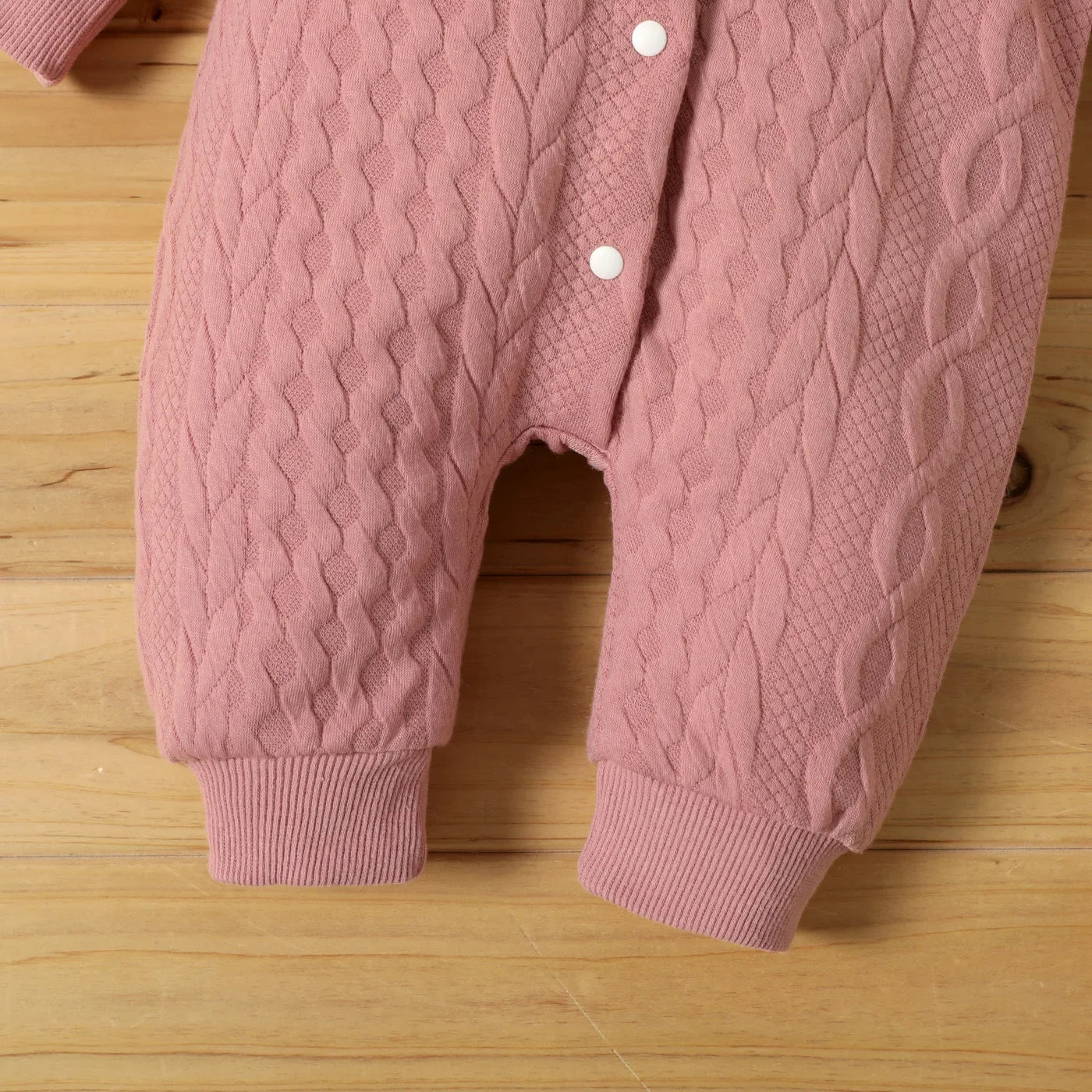 0 - 18 Month Newborn Baby Romper Boys Girls Cute Ears Solid Hooded Long Sleeve Baby Bodysuit Clothes Infant Autumn&Winter Costumes - PratSN