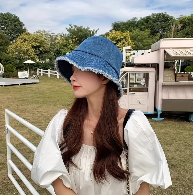 1pc 2024 New Spring/Summer Fisherman Hat, Sun Hat, Casual And Fashionable, Suitable For Travel, Protects Against Uv Rays - PratSN