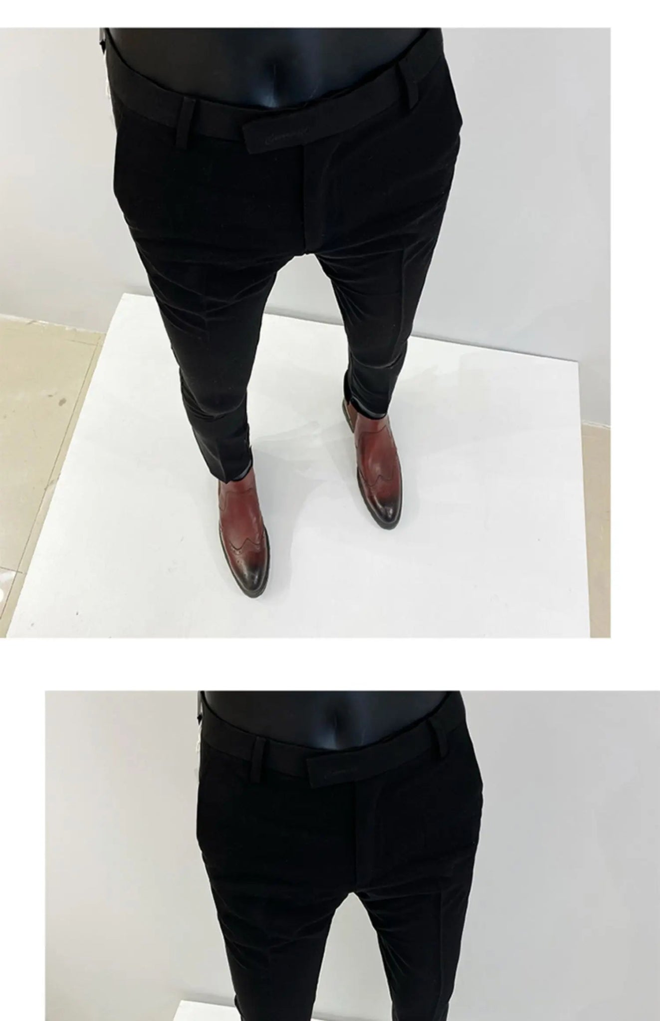2023 Spring and Summer New Men's Casual Business Dress Pants Fashion Social Solid Wedding Party Suit Pants Slim Fit Suit Pants - PratSN