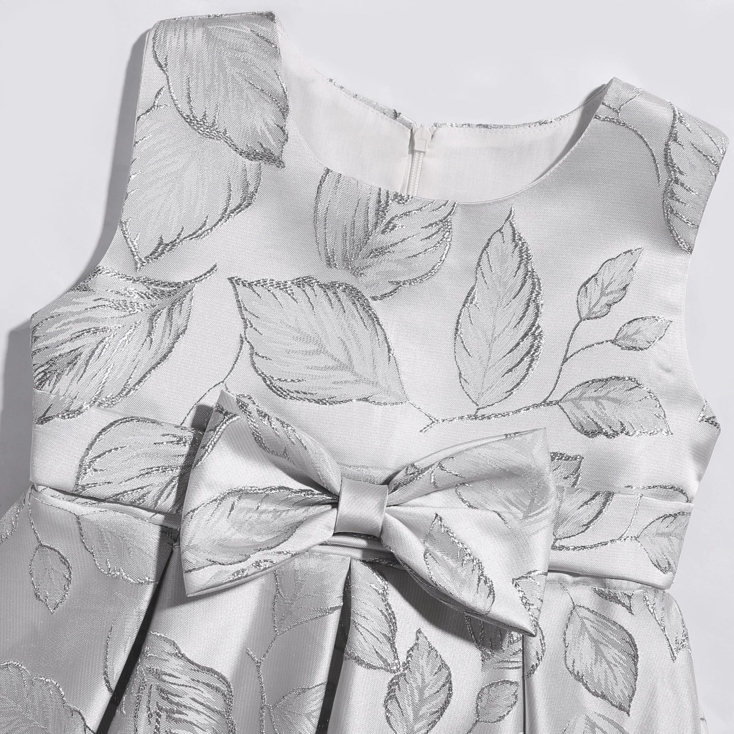 2025 New holiday party children's dress Children's puffy sleeve dress bow princess dress sold well - PratSN
