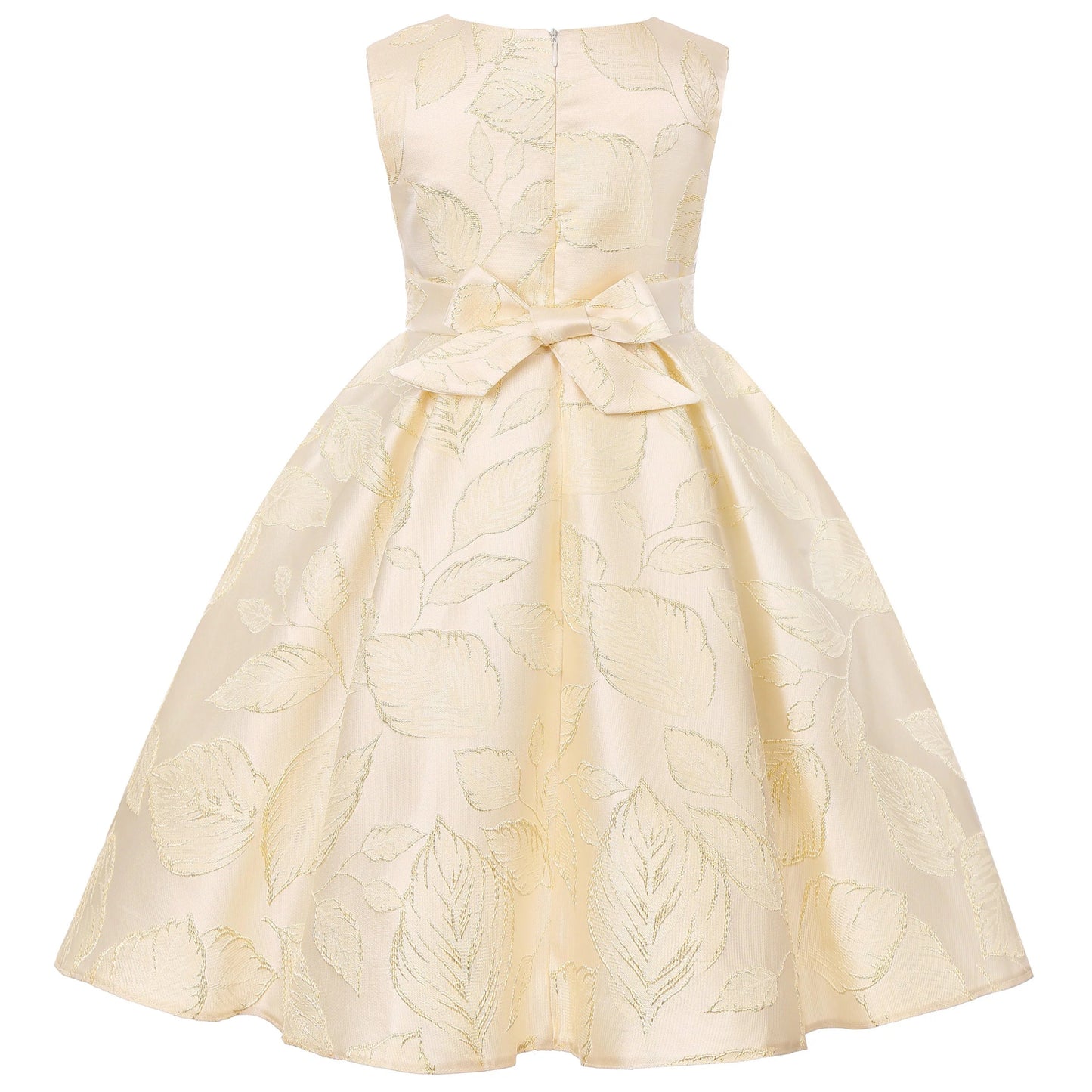 2025 New holiday party children's dress Children's puffy sleeve dress bow princess dress sold well - PratSN