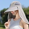 2025 Summer Outdoor Women's Bucket Hat with UV Protection for Travel Climbing Thin Shawl for Sun Protection - PratSN