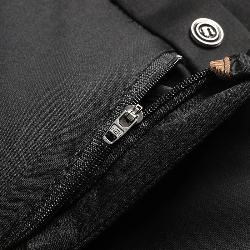 29 - 42 Men's Summer Pants Thin Straight Stretch Casual Pants with No Trace No Ironing Fabric Silky and Cool Feeling - PratSN