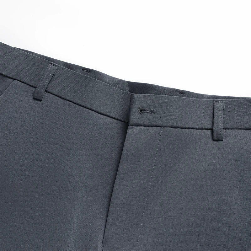 29 - 42 Men's Summer Pants Thin Straight Stretch Casual Pants with No Trace No Ironing Fabric Silky and Cool Feeling - PratSN