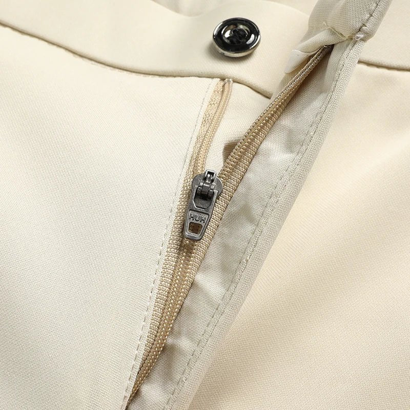 29 - 42 Men's Summer Pants Thin Straight Stretch Casual Pants with No Trace No Ironing Fabric Silky and Cool Feeling - PratSN