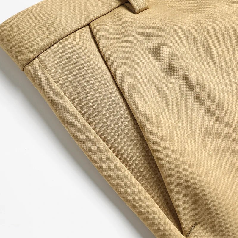 29 - 42 Men's Summer Pants Thin Straight Stretch Casual Pants with No Trace No Ironing Fabric Silky and Cool Feeling - PratSN