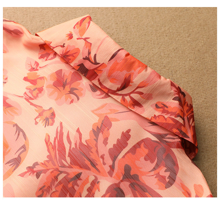 Women's French Long-Sleeved Shirt Dress