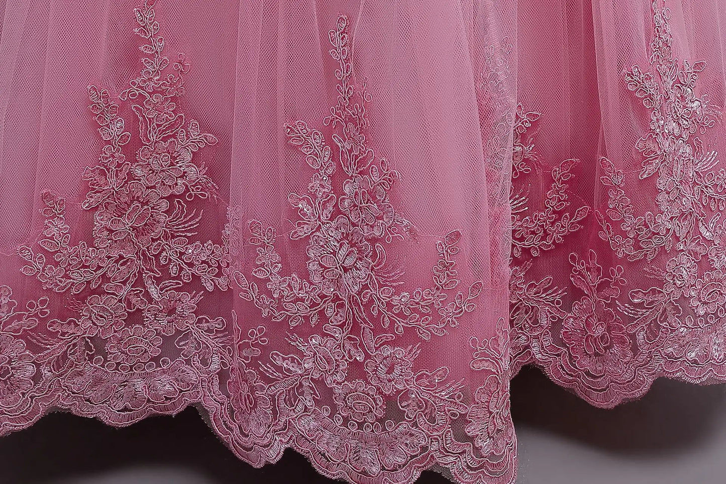 4 - 12 years old gorgeous girl dress sheer elegant girl birthday party princess dress long carnival evening dress summer clothing - PratSN