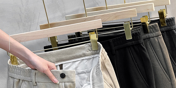Woolen Pants Men's Straight-leg Silm Fancy Pants Business Casual Pants Suit Pants Cropped Pants Spring & Fall Winter