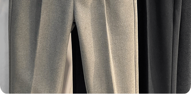 Woolen Pants Men's Straight-leg Silm Fancy Pants Business Casual Pants Suit Pants Cropped Pants Spring & Fall Winter
