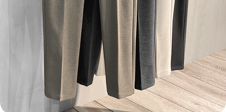 Woolen Pants Men's Straight-leg Silm Fancy Pants Business Casual Pants Suit Pants Cropped Pants Spring & Fall Winter