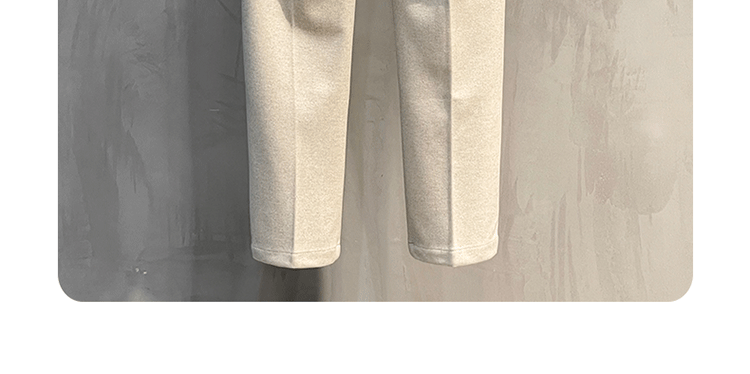 Woolen Pants Men's Straight-leg Silm Fancy Pants Business Casual Pants Suit Pants Cropped Pants Spring & Fall Winter