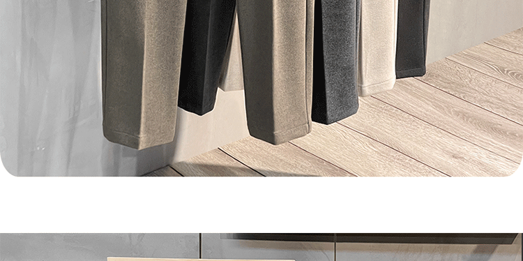 Woolen Pants Men's Straight-leg Silm Fancy Pants Business Casual Pants Suit Pants Cropped Pants Spring & Fall Winter