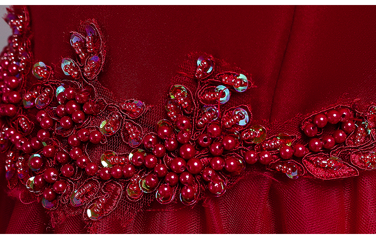 Elegant Girl Party Princes Dress Gorgeous Collective Dress 4-12 Year Old Halloween Princess Dress