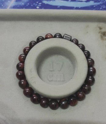 A couple of Black Stone Tiger Eye Bead Bracelets - PratSN