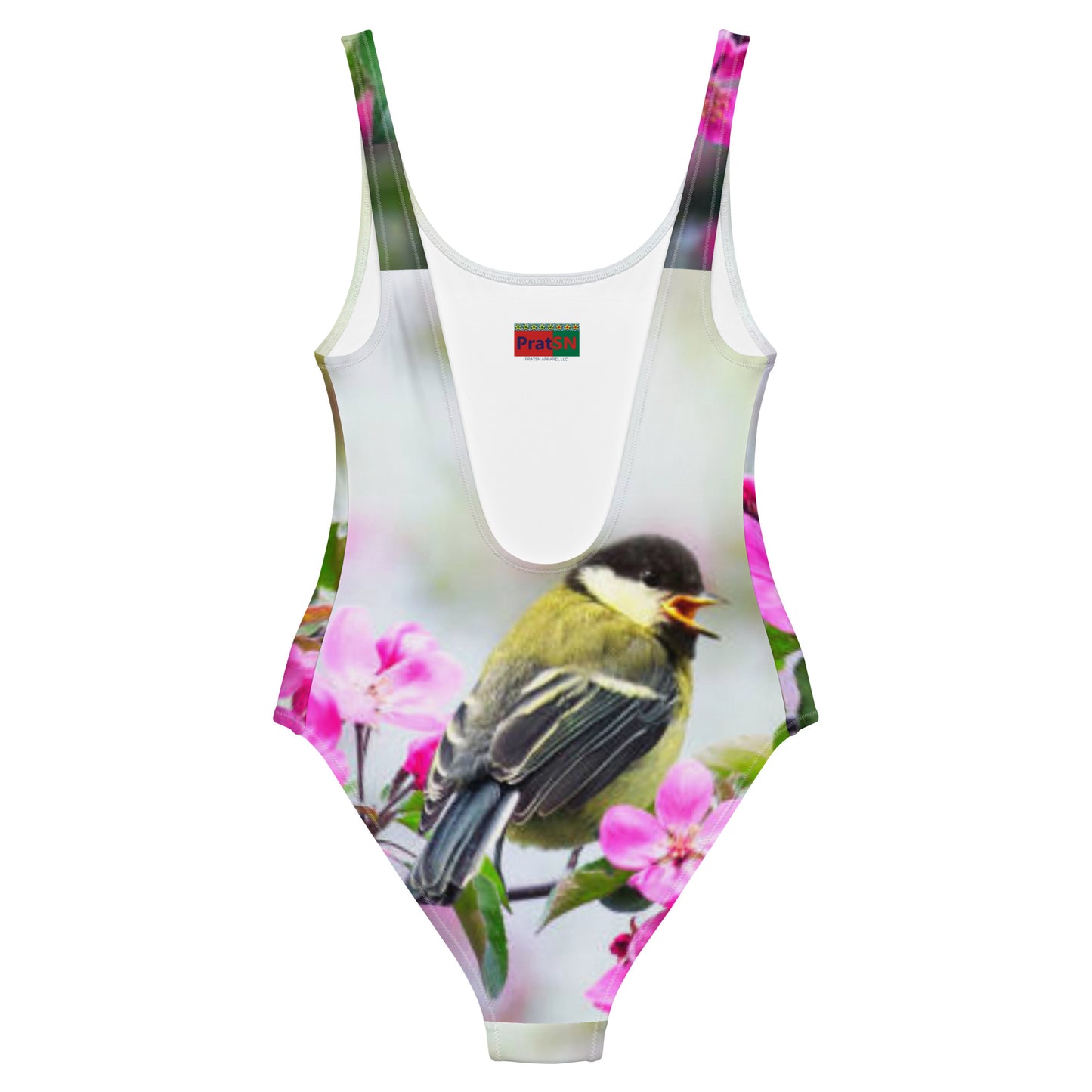 Bird Pattern Swimwear for Beach Babe | Women's One-Piece Swimsuit | Beach Vibes