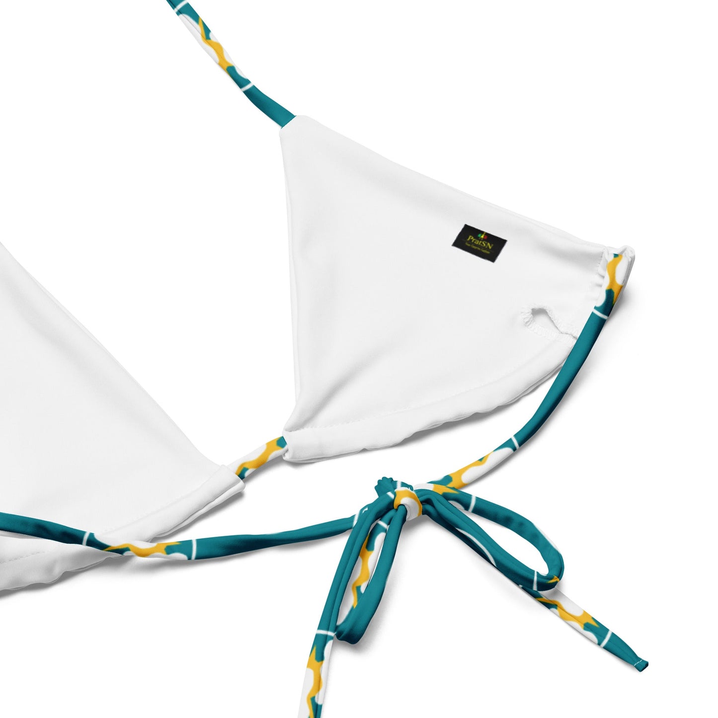 All - over print recycled string bikini, bathing suits, Swimming Suits. Women's Swimwear - PratSN