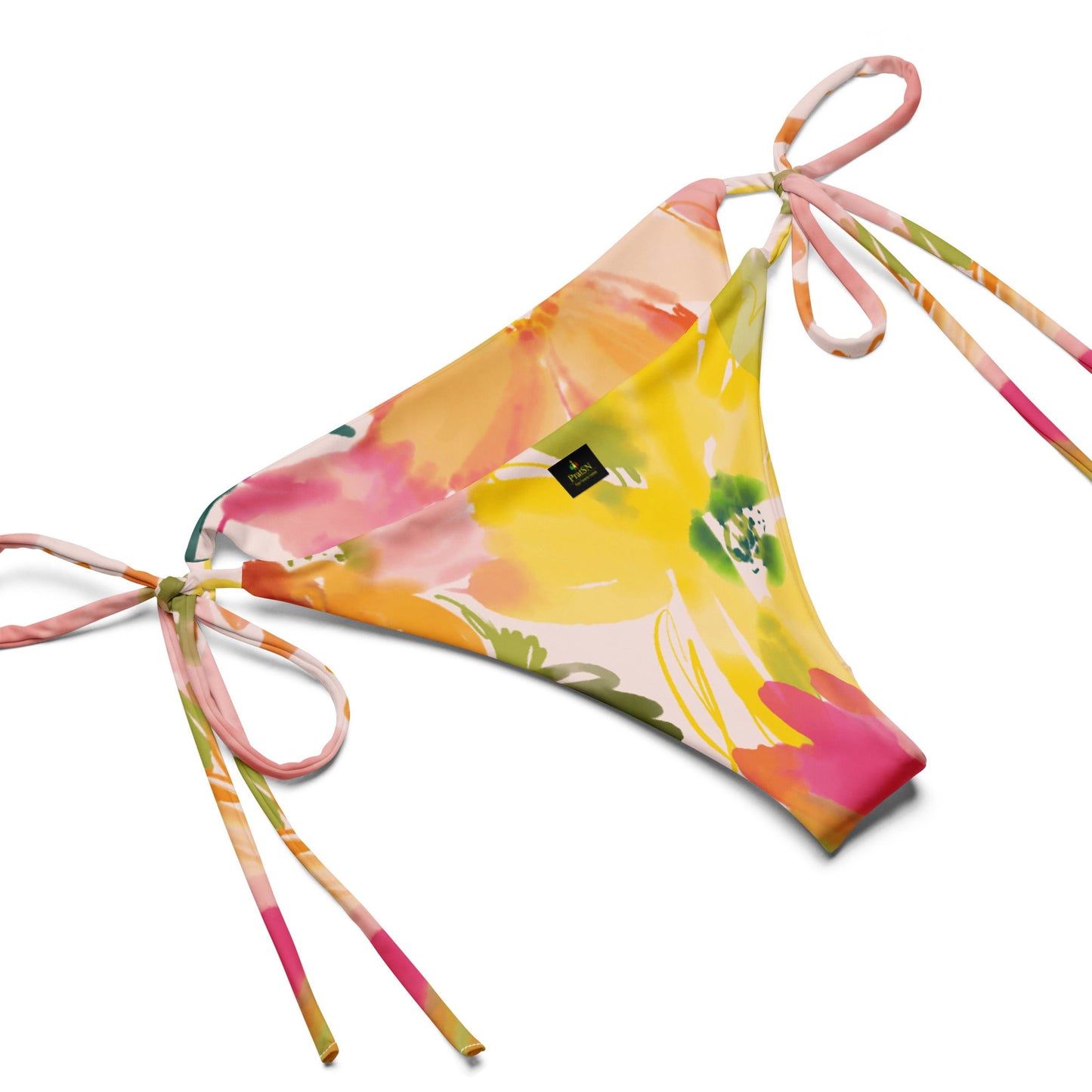 All - over print recycled string bikini, bathing suits, Swimming Suits. Women's Swimwear - PratSN