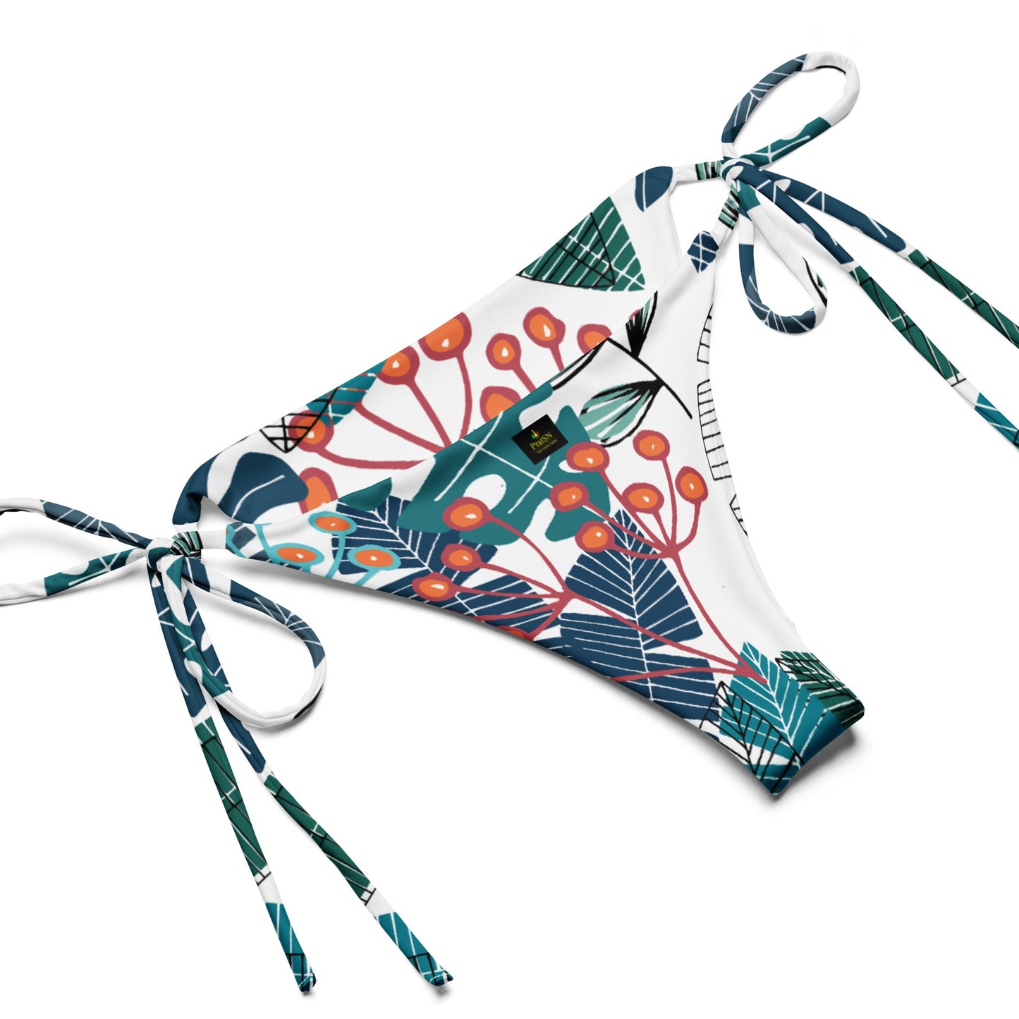 All - over print recycled string bikini, bathing suits, Swimming Suits. Women's Swimwear - PratSN