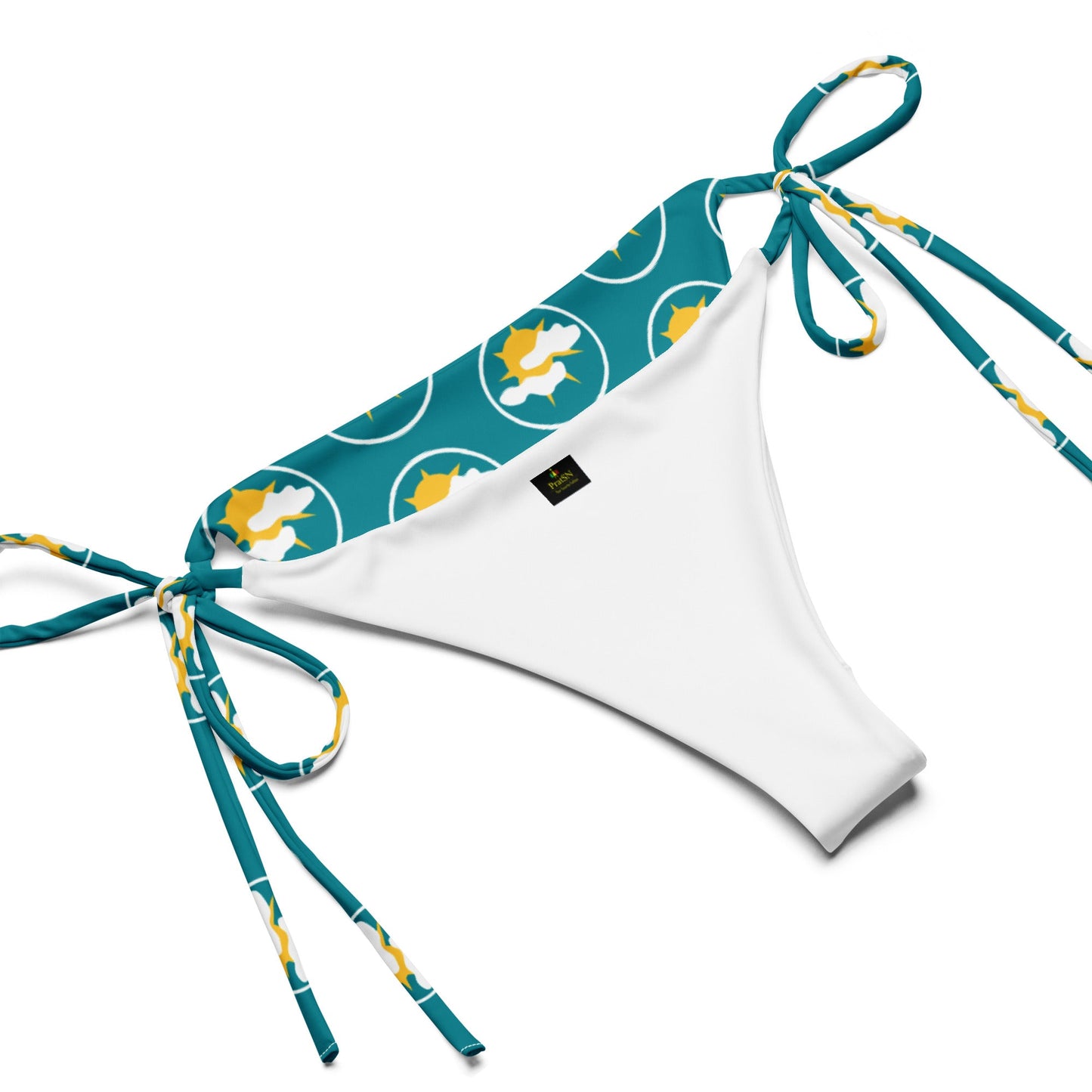 All - over print recycled string bikini, bathing suits, Swimming Suits. Women's Swimwear - PratSN