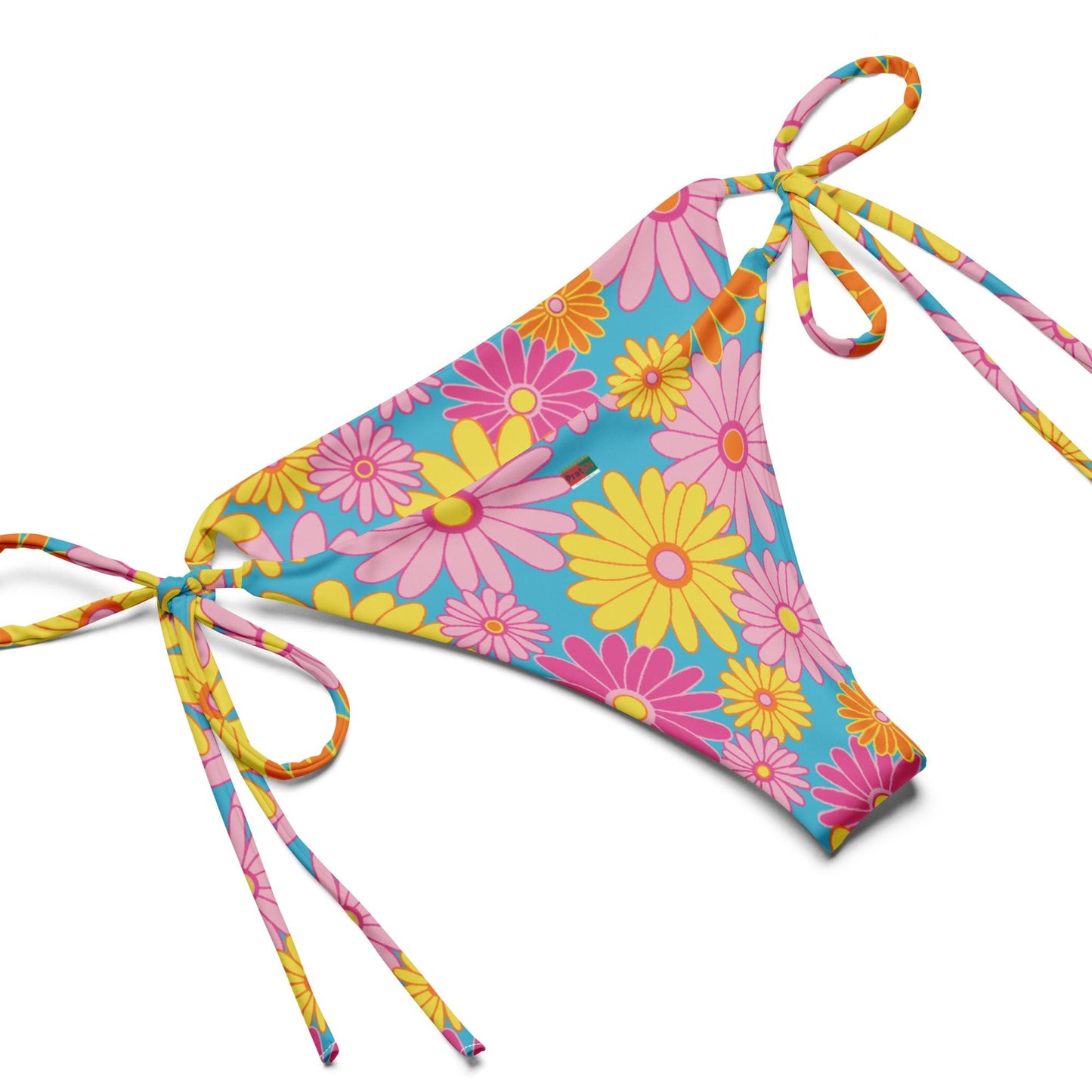 All - over print recycled string bikini, bathing suits, Swimming Suits. Women's Swimwear - PratSN