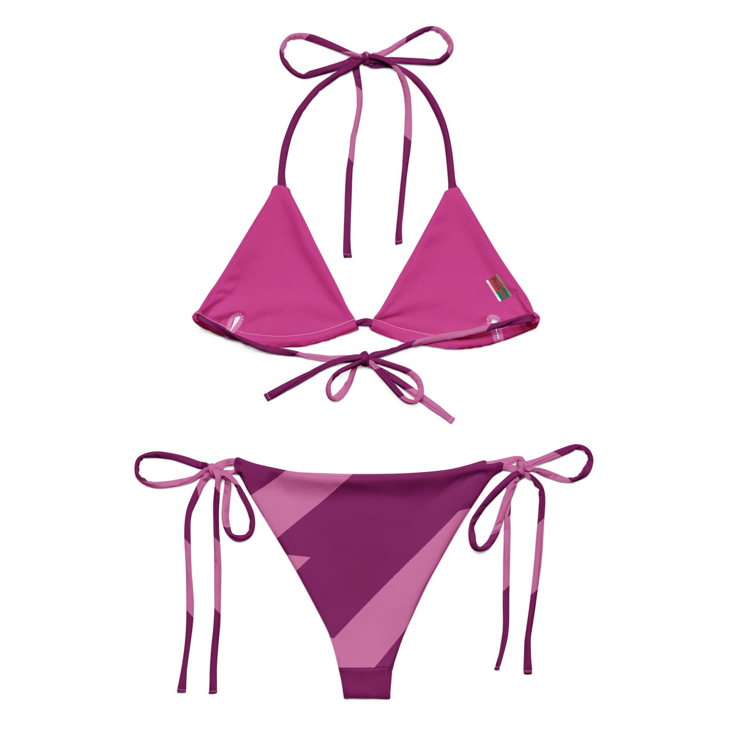Women's Purple and Pink String Bikini - Summer Special Swimwear
