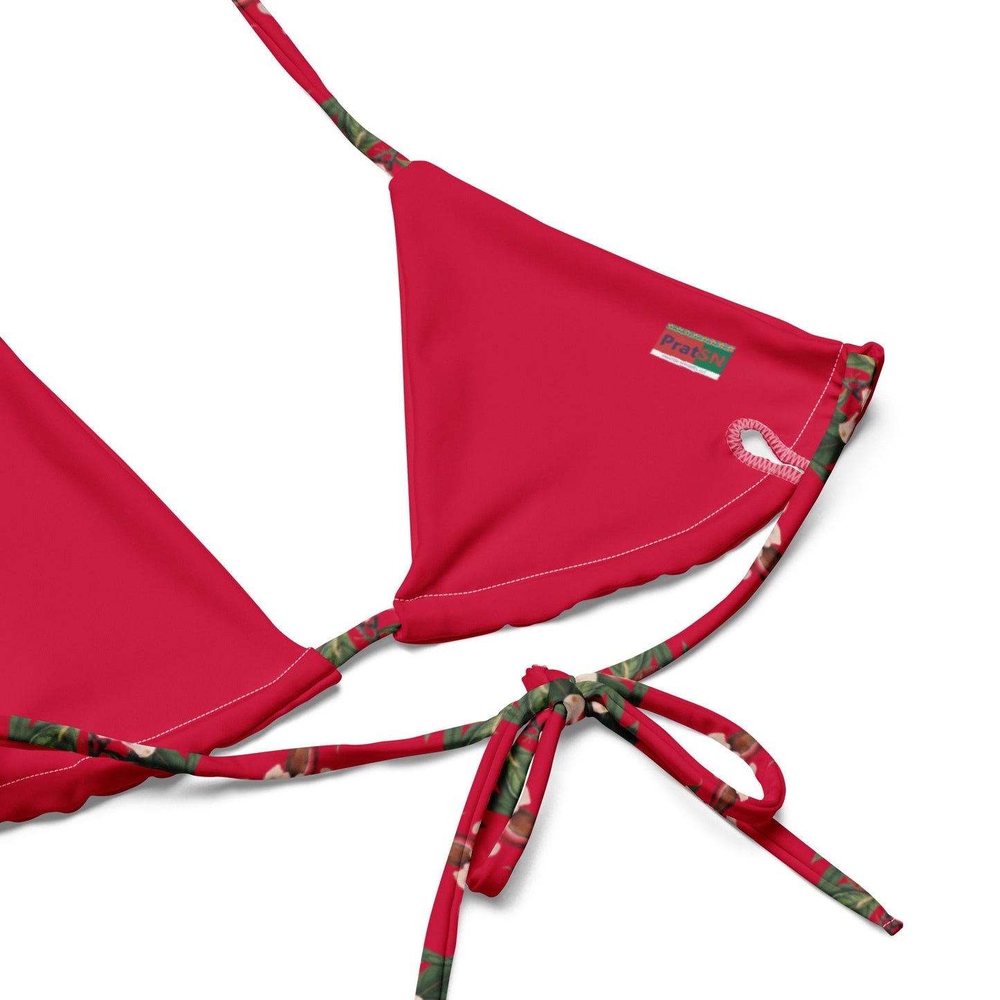 All - over print string bikini, Floral Bikini, Cute Summer Bikini - PratSN