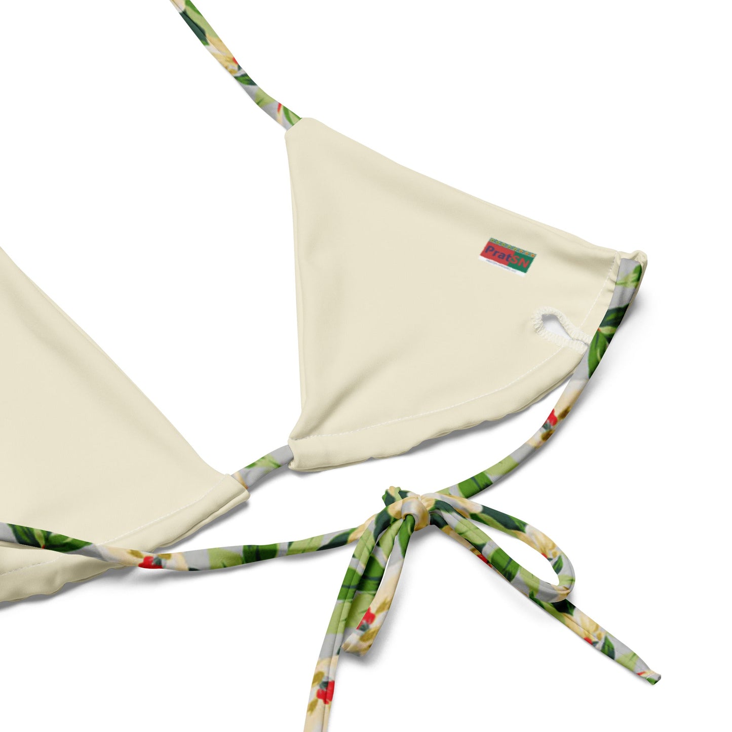 All - over print string bikini, Floral Bikini, Cute Summer Bikini - PratSN