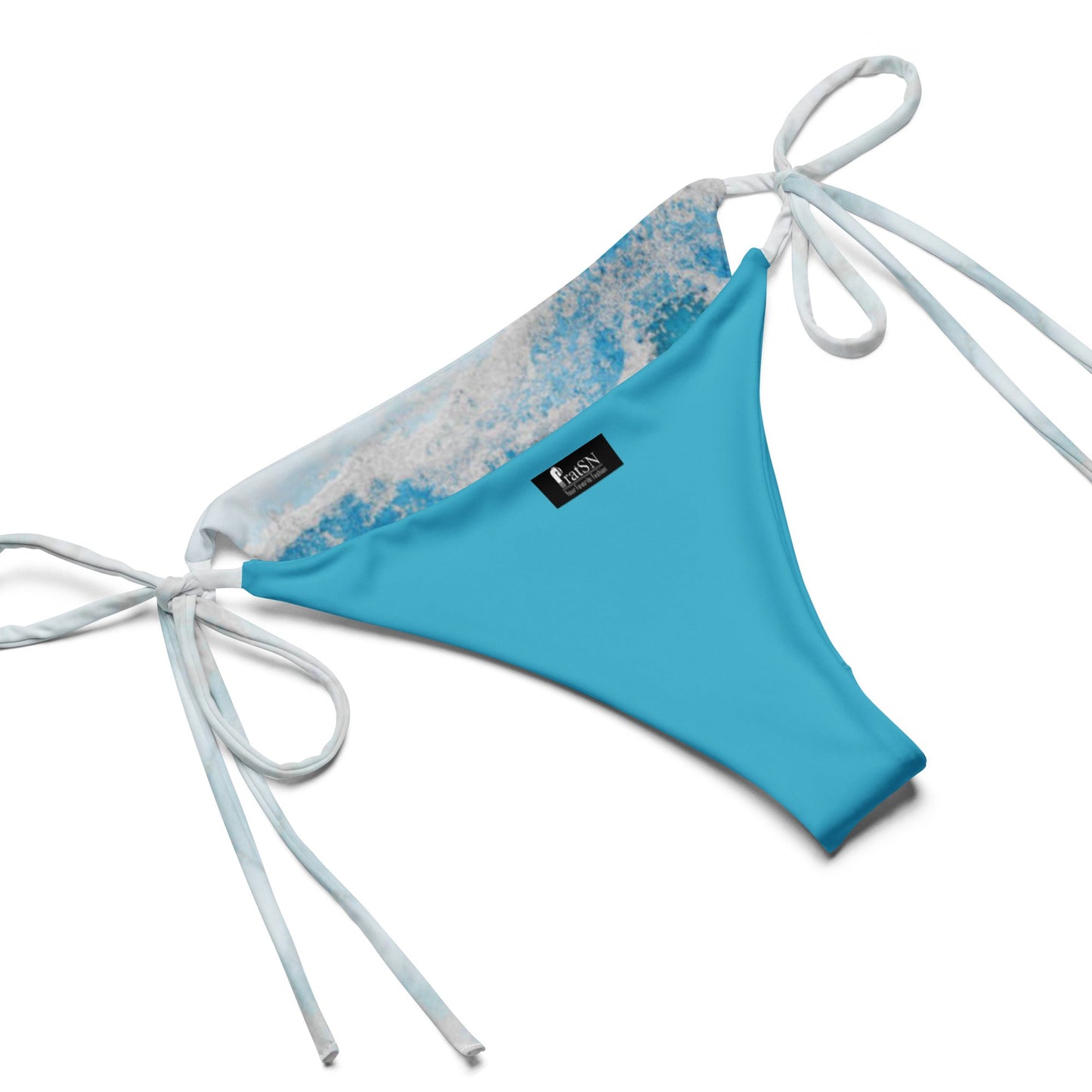 All - over print string bikini Halter String Bikini Bottom - PratSN