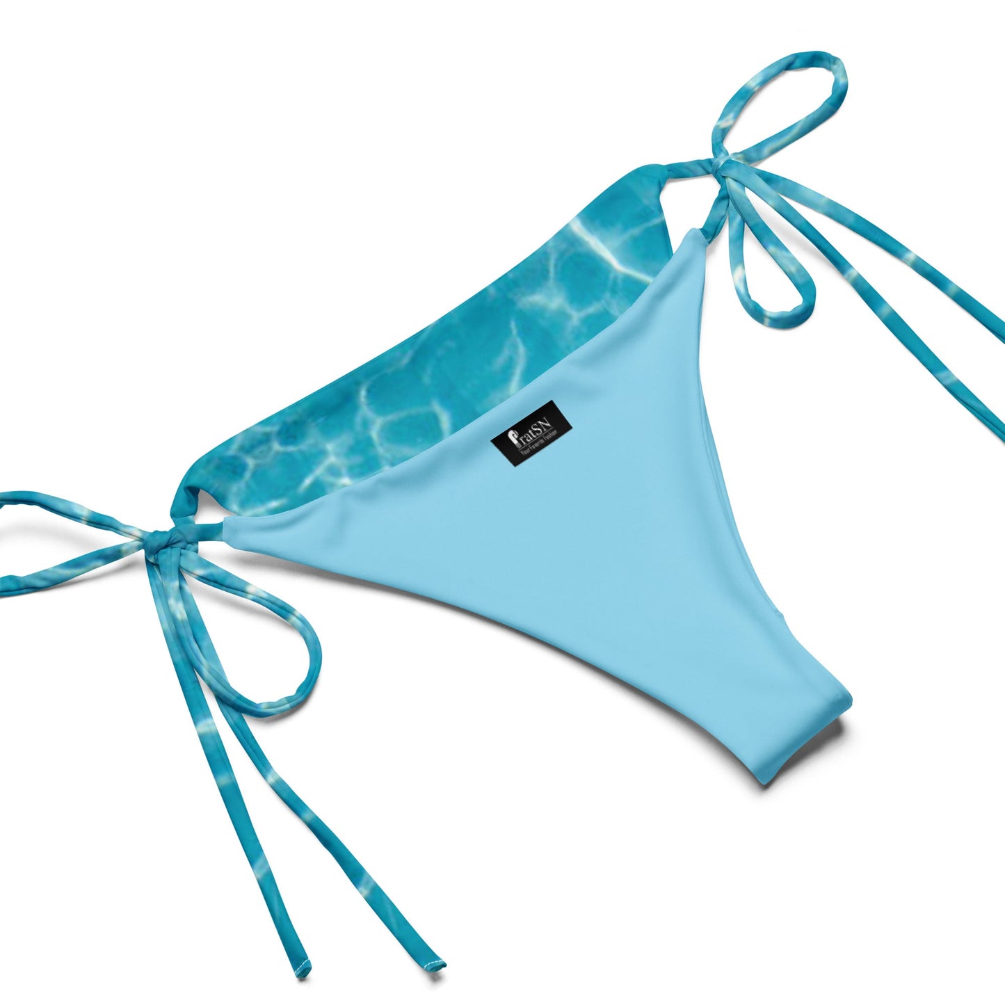 All - over print string bikini Halter String Bikini Bottom - PratSN