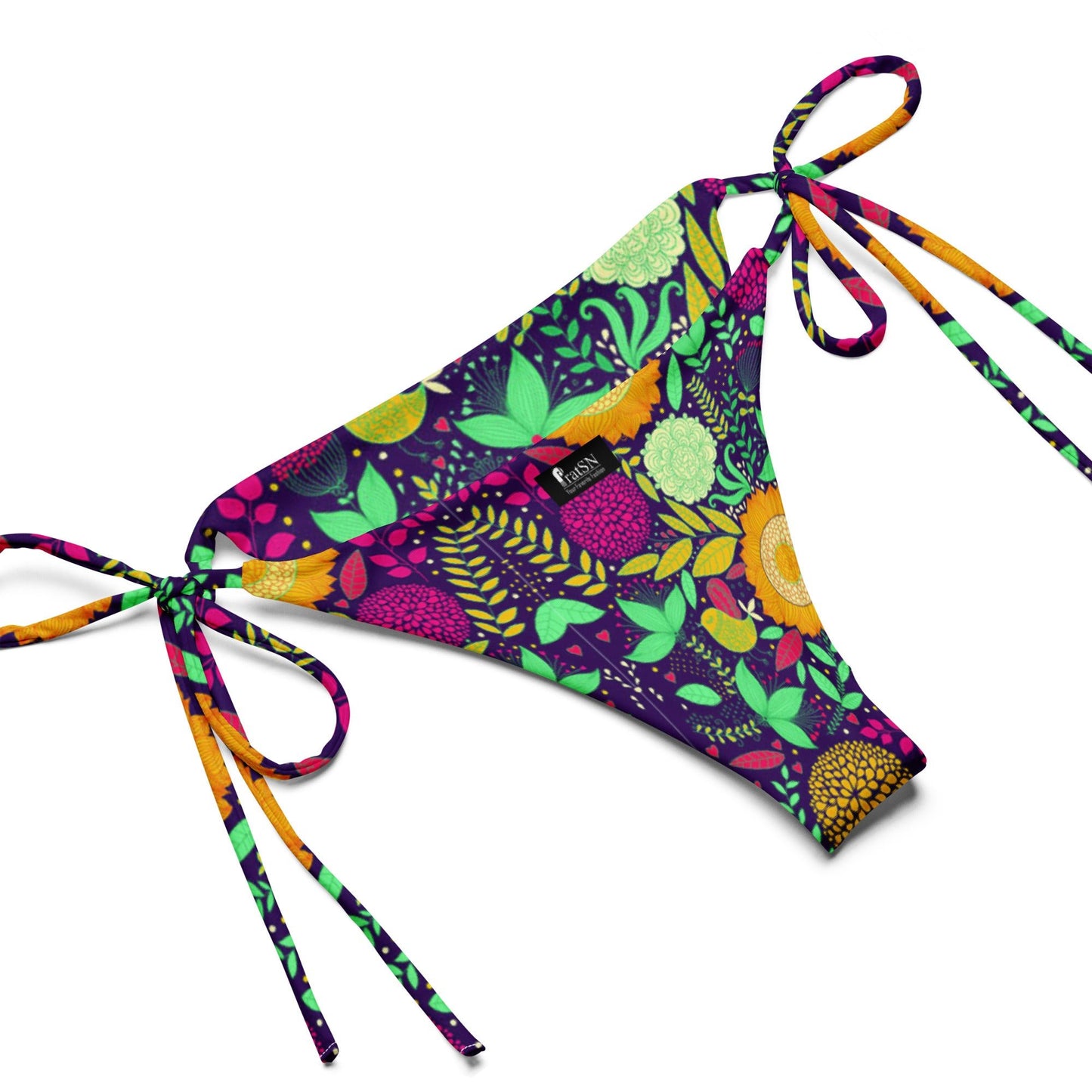 All - over print string bikini | Halter String Bikini Bottom - PratSN
