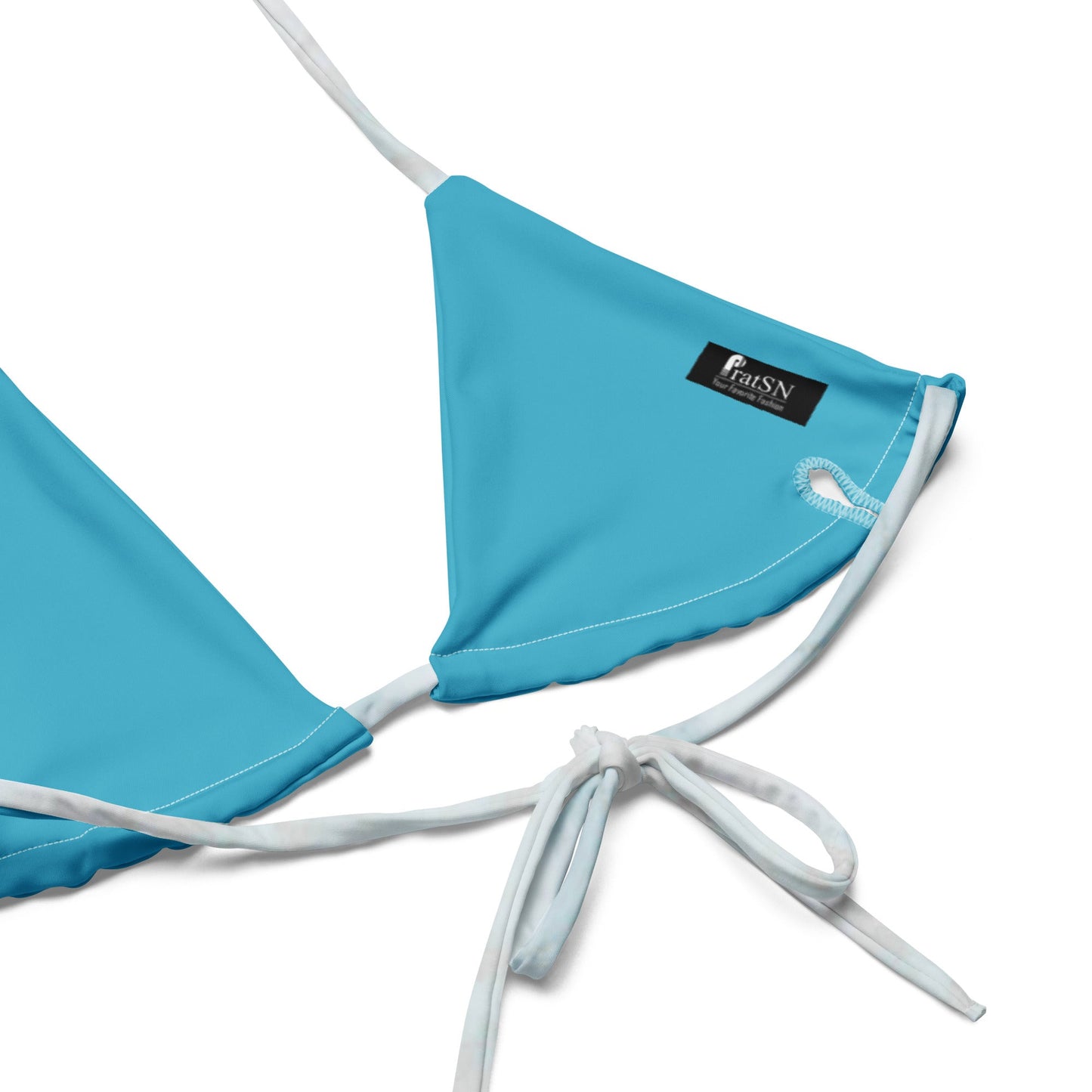All - over print string bikini Halter String Bikini Bottom - PratSN