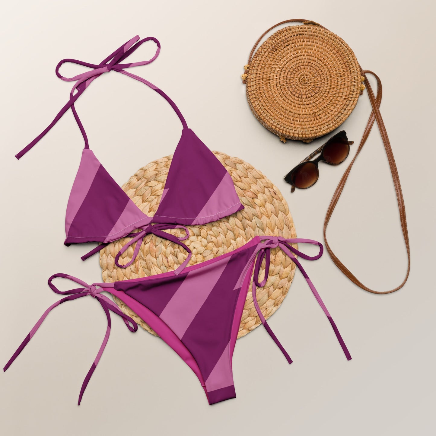 All - over print string bikini, Summer bikini - PratSN
