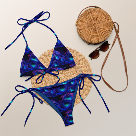 All - over print string bikini | swimming suit - PratSN