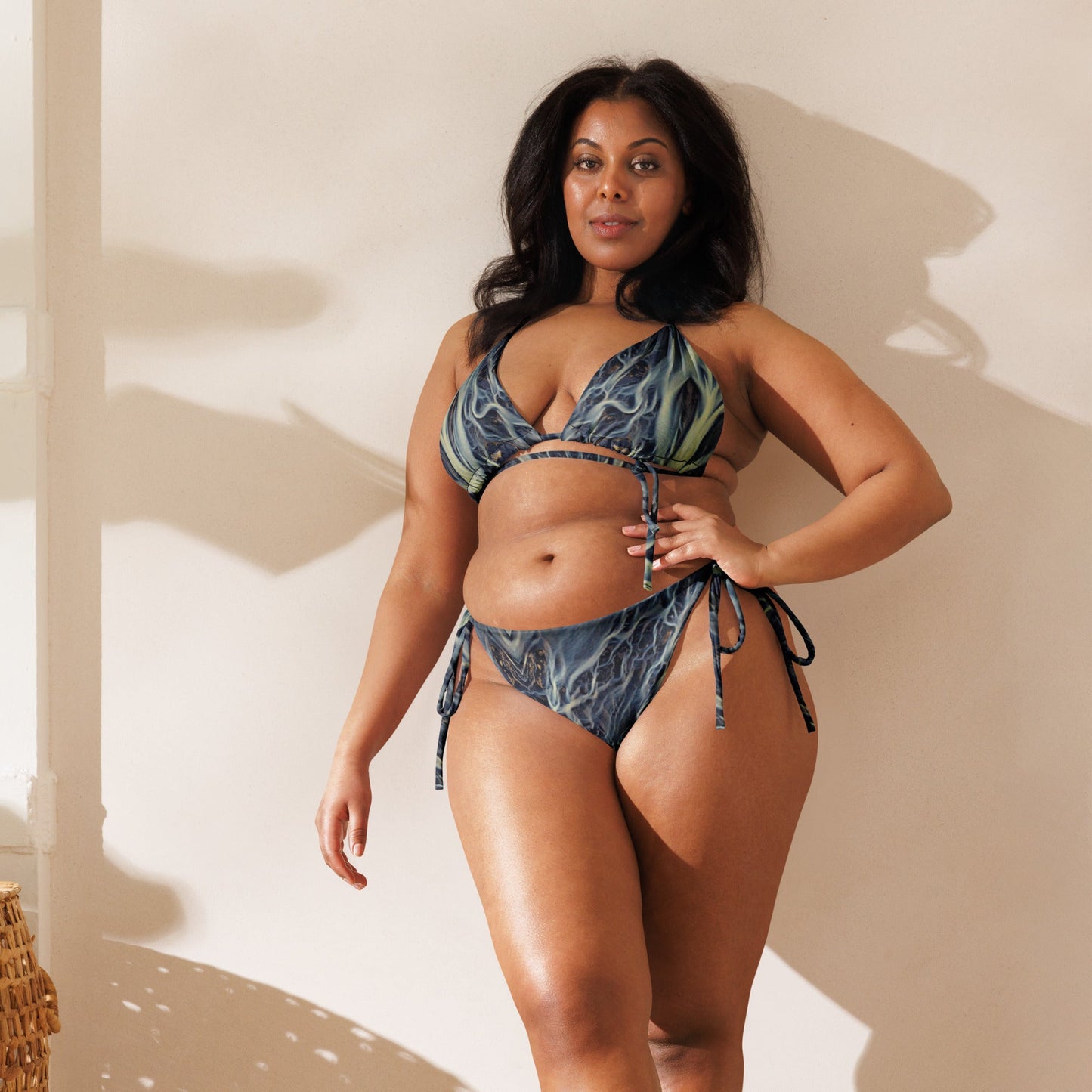 All - over print string bikini | swimming suit - PratSN
