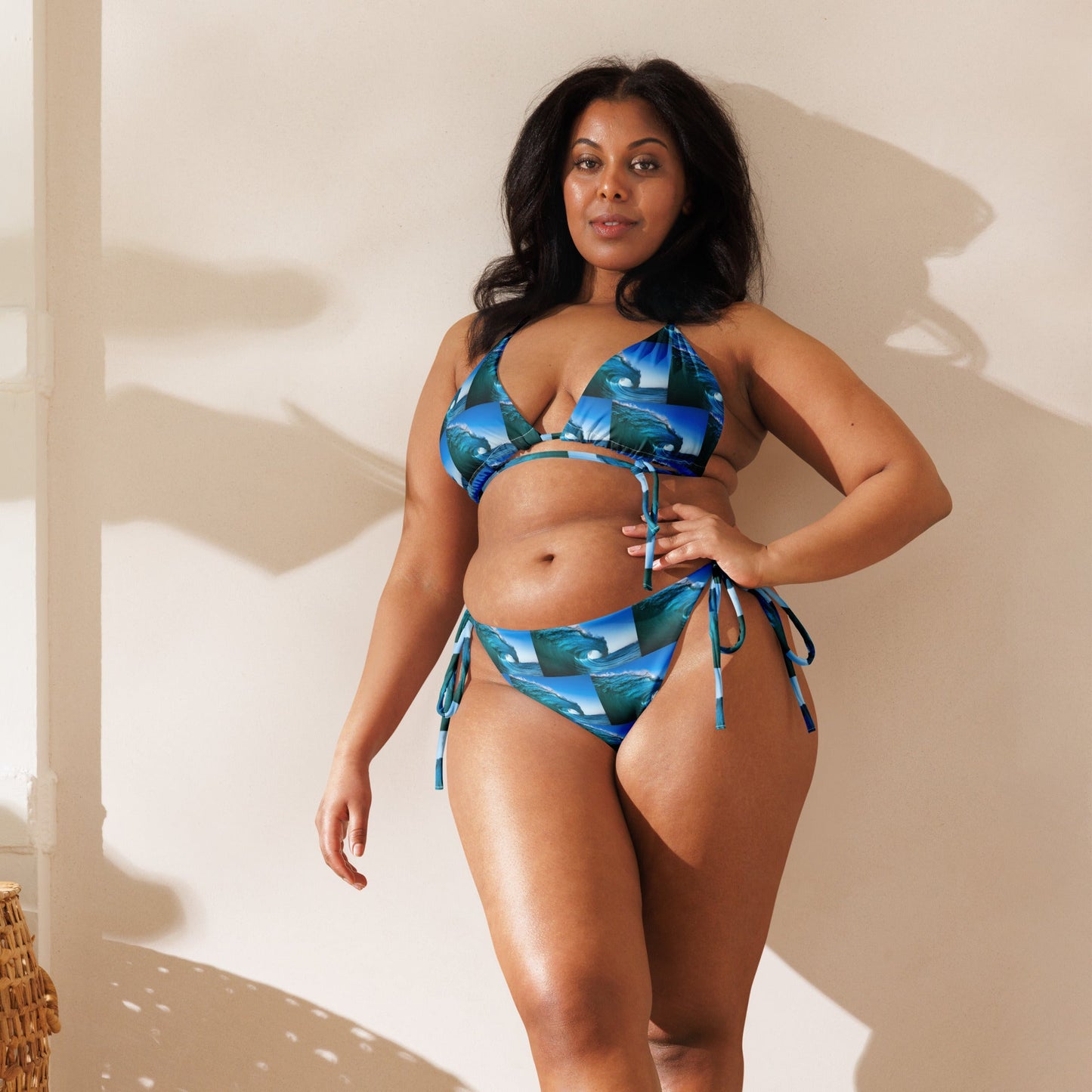All - over print string bikini | swimming suit - PratSN