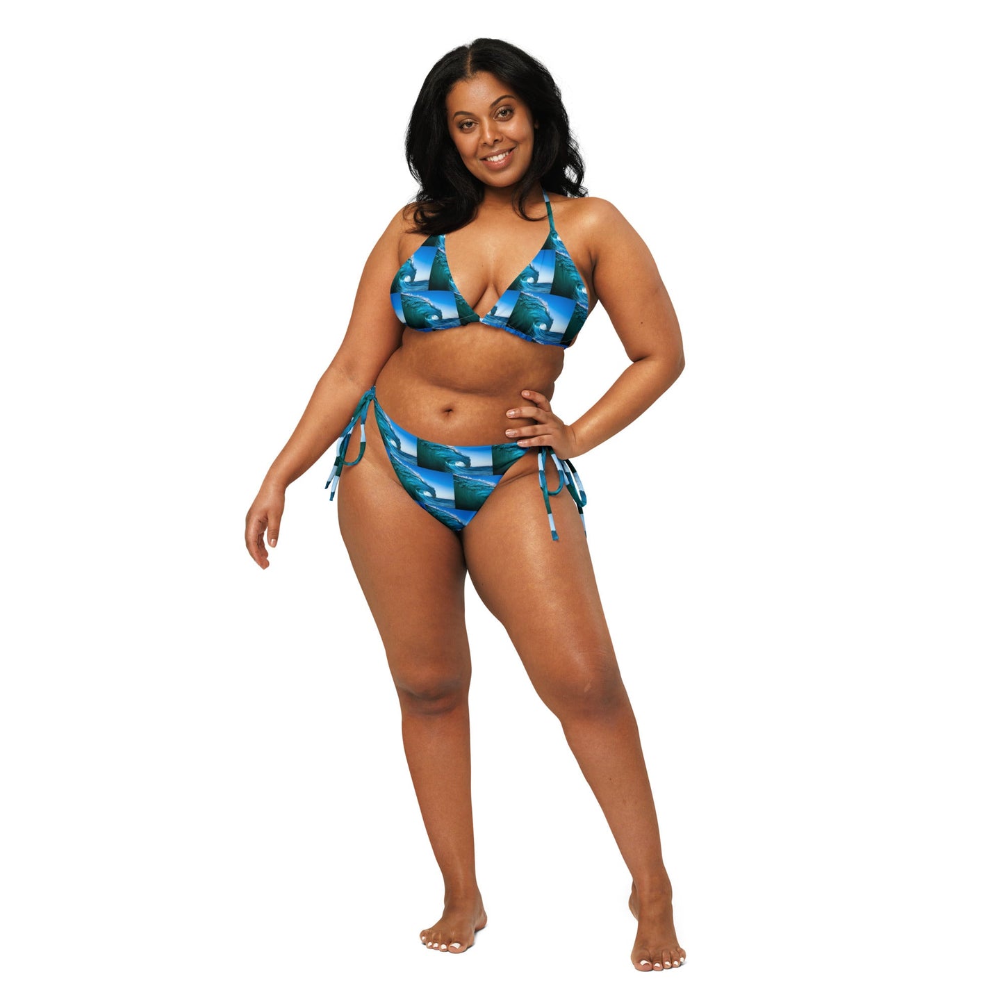 All - over print string bikini | swimming suit - PratSN