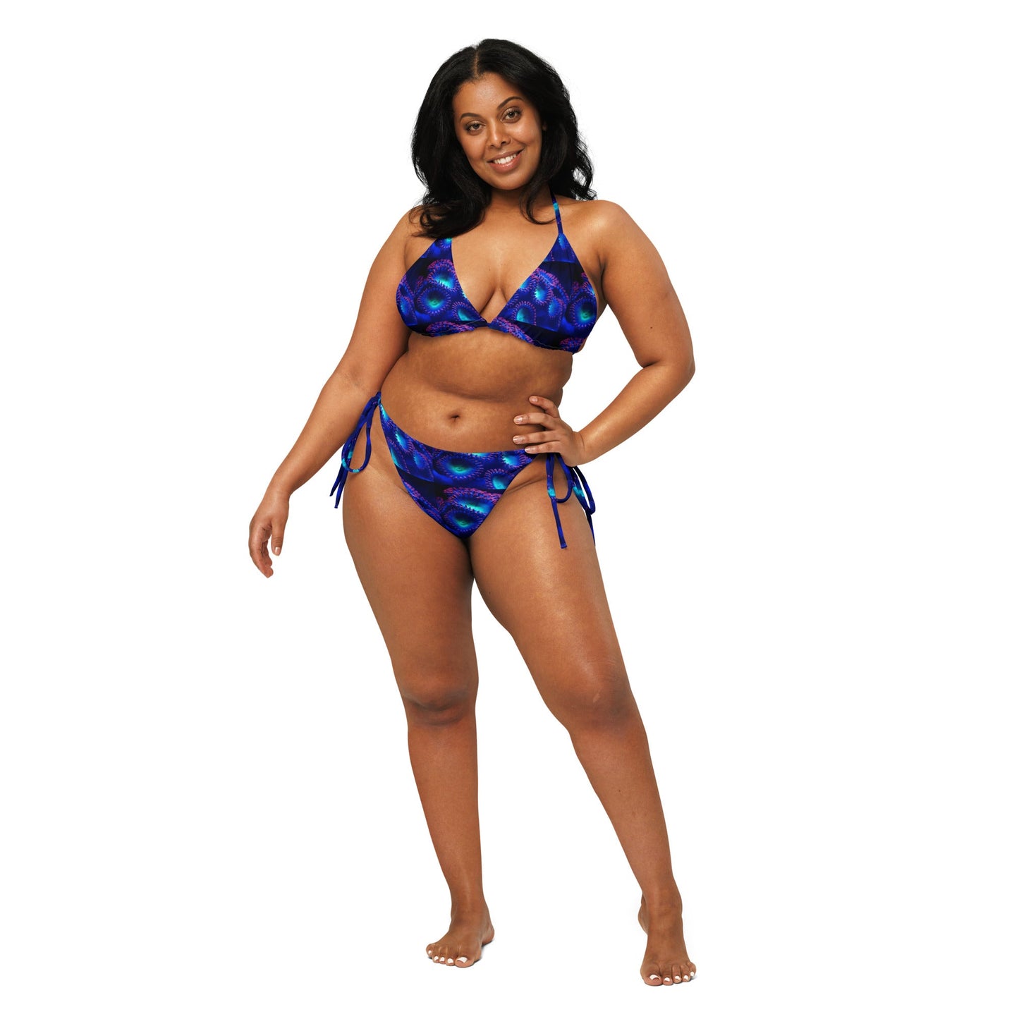 All - over print string bikini | swimming suit - PratSN