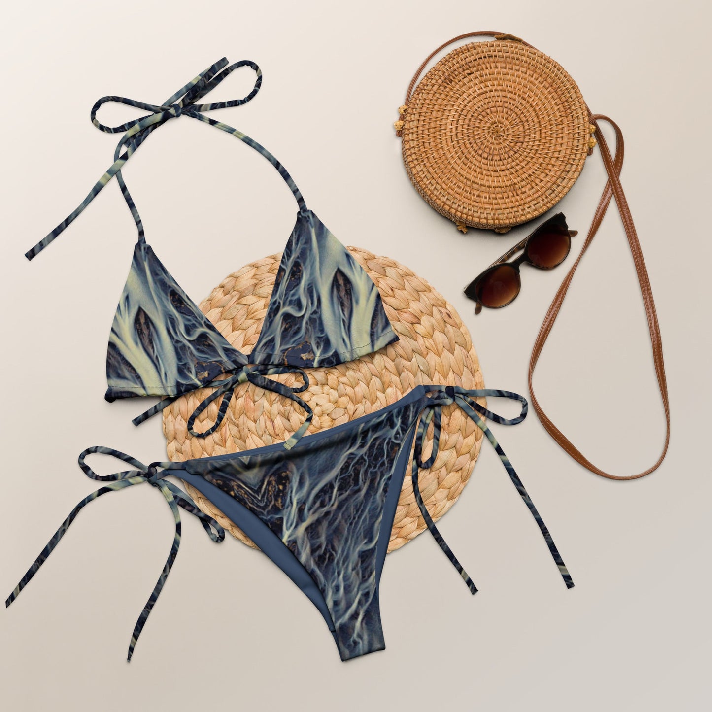 All - over print string bikini | swimming suit - PratSN