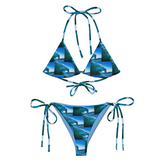 All - over print string bikini | swimming suit - PratSN