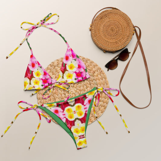 All - over print string bikini | swimming suits - PratSN