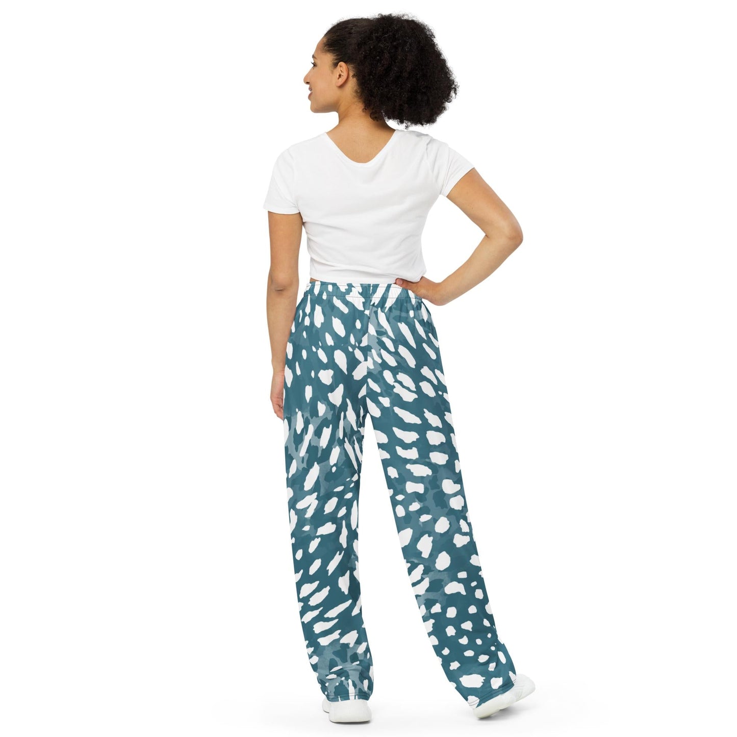 All - over print unisex wide - leg pants - PratSN
