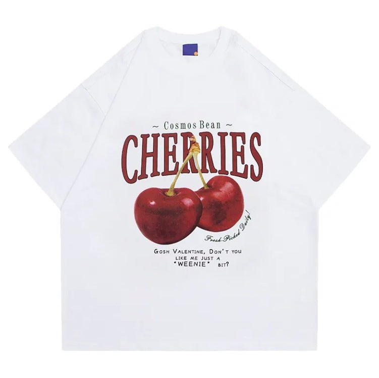 AmericanPrinted Couple Short Sleeve T-shirt Female - PratSN