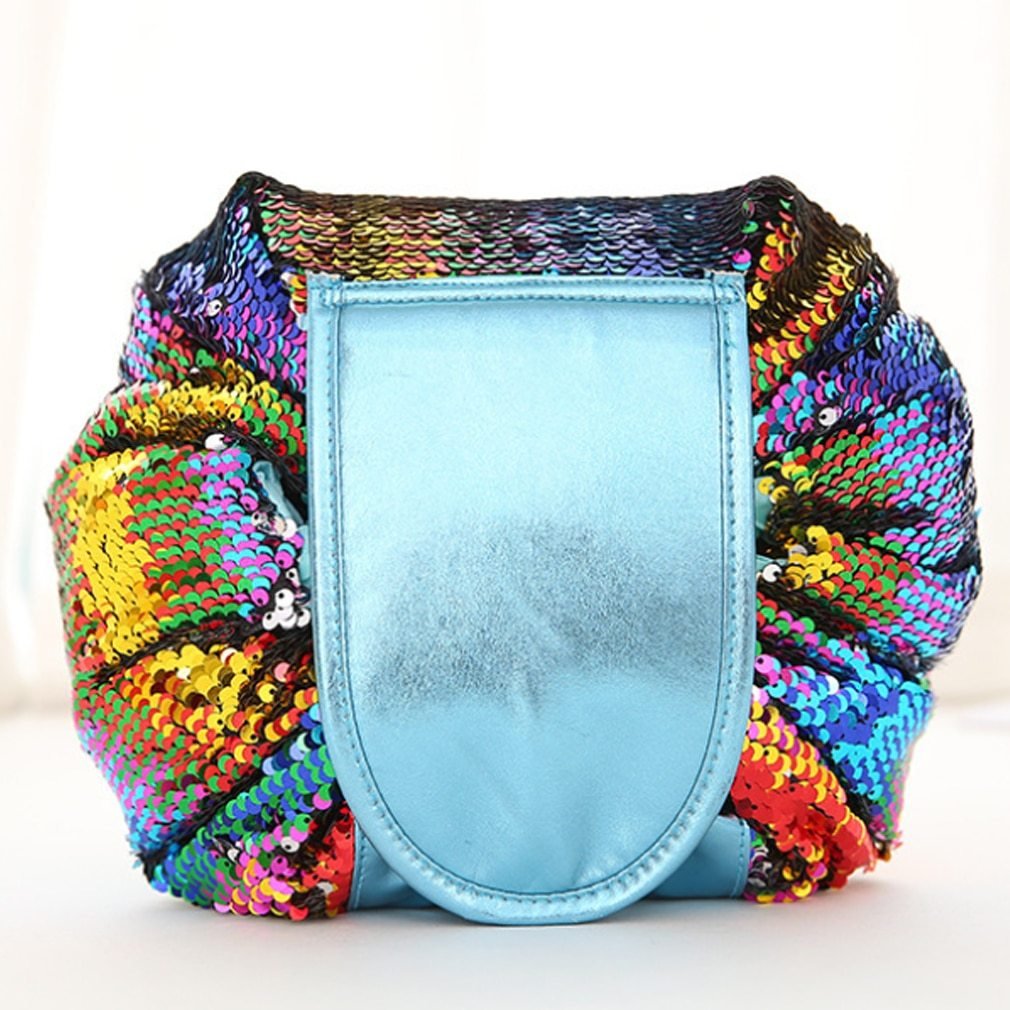 Animal Printing Large Capacity Drawstring Lazy Cosmetic Storage Bag - PratSN