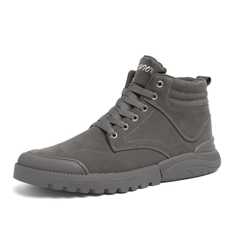 Ankle Boots Men Winter Warm Plush Shoes - PratSN