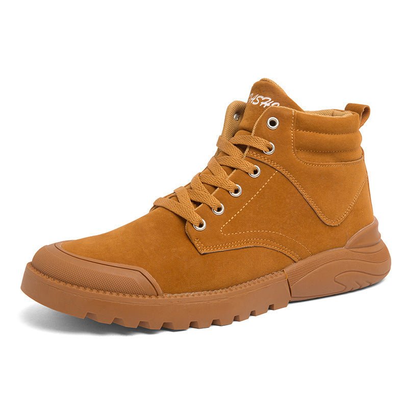 Ankle Boots Men Winter Warm Plush Shoes - PratSN