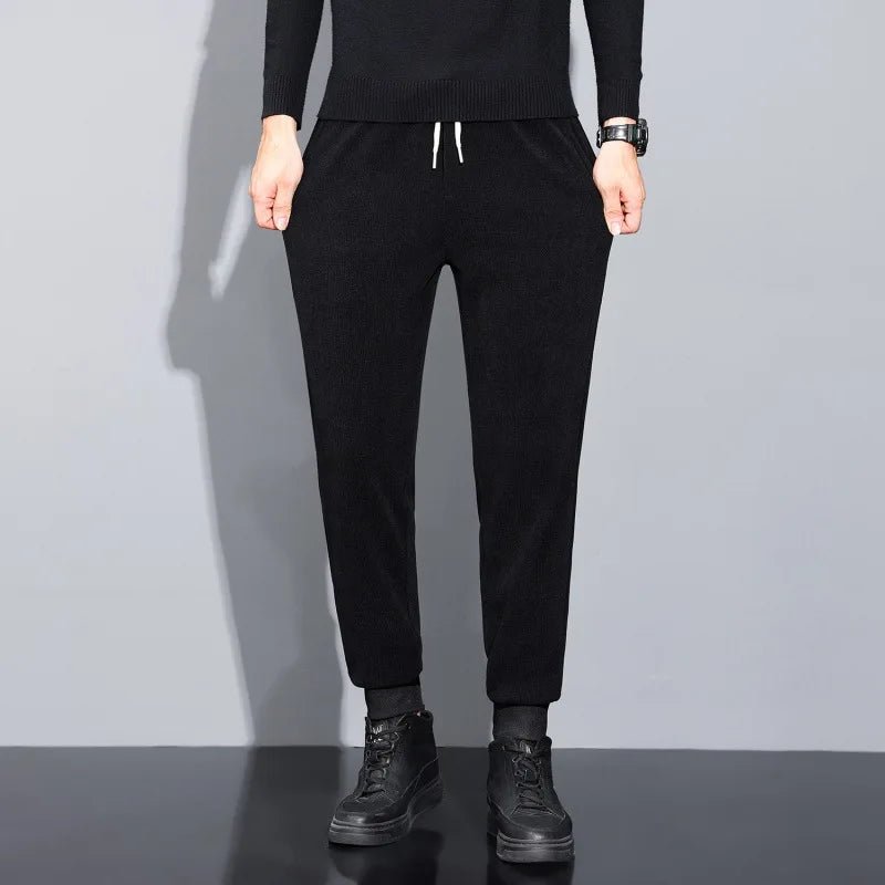 Autumn and Winter High Quality New Korean Commuter Casual Fashion Business Men Corduroy Pants - PratSN