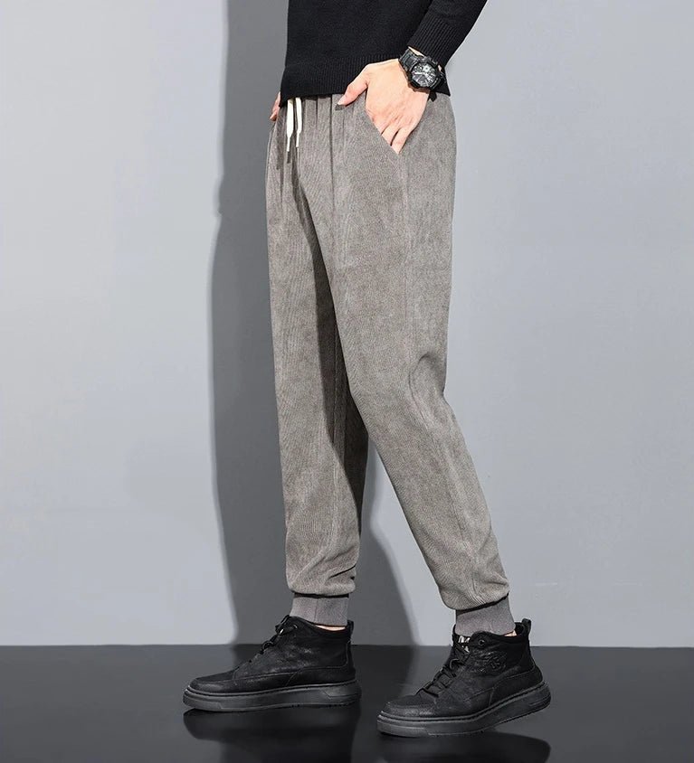 Autumn and Winter High Quality New Korean Commuter Casual Fashion Business Men Corduroy Pants - PratSN