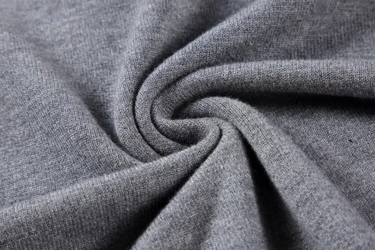 Autumn Mens High Quality Knitted Turtleneck Sweater Slim Fit Long Sleeve Anti - pilling Pullover Solid Color Trend Men Streetwea - PratSN