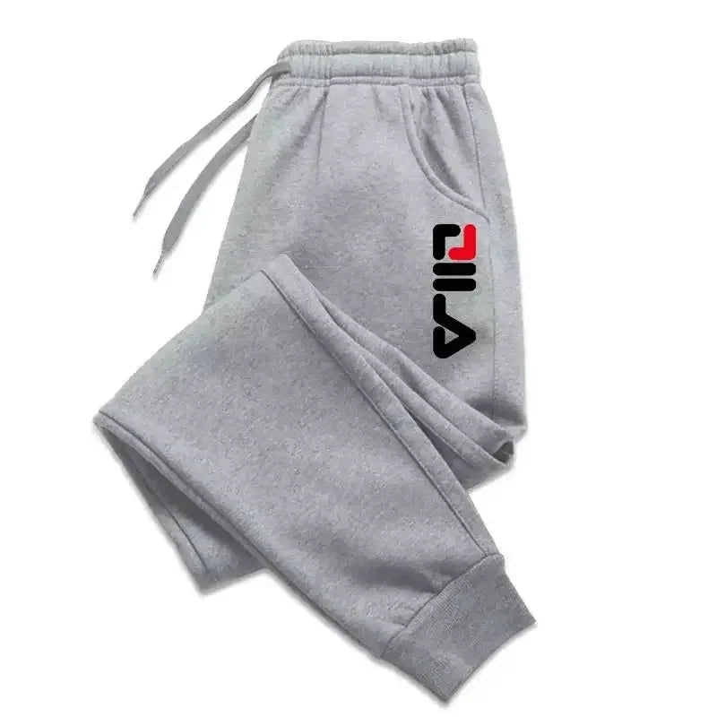 Autumn Winter Men's Joggers Drawstring Casual Pants Fleece Sweatpants Workout Running Gym Fitness Sports Trousers WK007 - PratSN